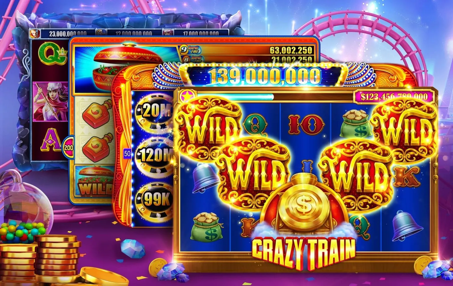 Hình ảnh tiền vàng, xu thưởng và các ưu đãi hấp dẫn dành cho game bắn cá tại G666